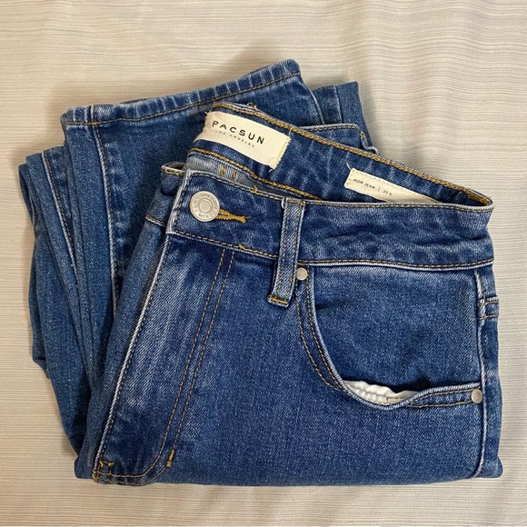 PACSUN Blue Mom Jeans Size 25 - Picture 6 of 6